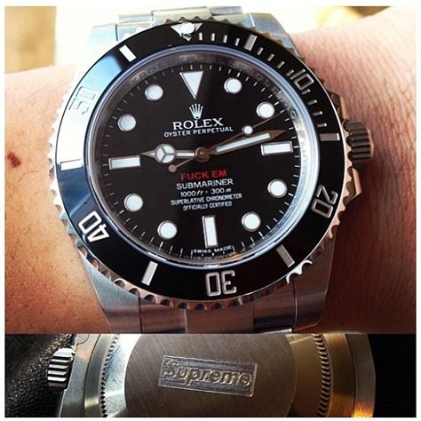 rolex x supreme prezzo|supreme watch review.